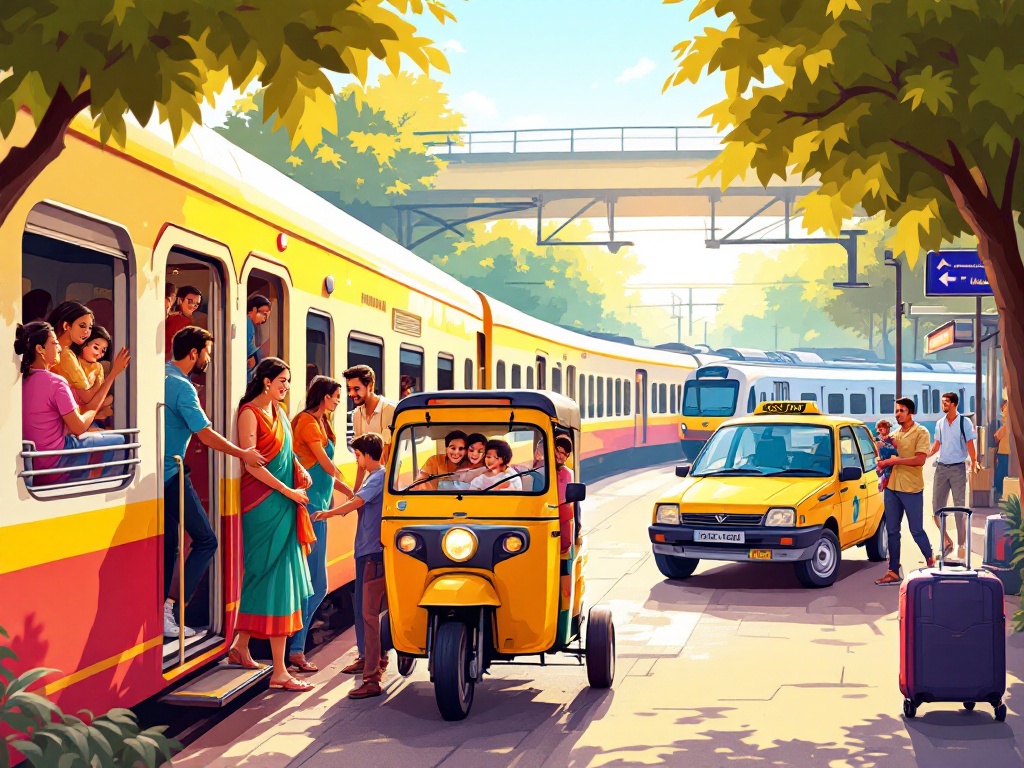 Family-Friendly Transportation in India: Trains, Taxis, and Tuk-Tuks